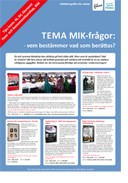 Tema MIK-frågor: vem bestämmer vad som berättas? Tema MIK-frågor: vem bestämmer vad som berättas? - pdf