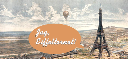 Jag, Eiffeltornet Jag, Eiffeltornet, dekorativ bild